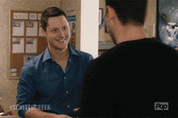 David Rose Friendly Hand Shake GIF