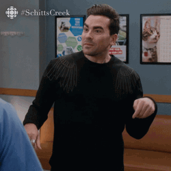 David Rose Schitts Creek Forced Yes GIF