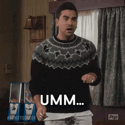 David Rose What Are You Doing Here GIF