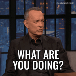 David S Pumpkins Asks What Are You Doing GIF