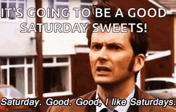 David Tennant I Like Working Saturday GIF