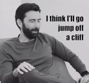 David Tennant Jump Off A Cliff GIF