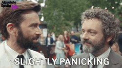 David Tennant Slightly Panicking  GIF