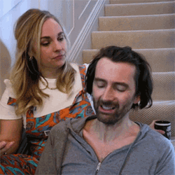 David Tennent Staged Stair Scene GIF