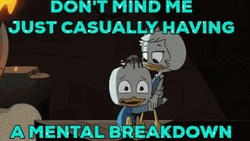 Dawey Duck Mental Breakdown Crying  GIF