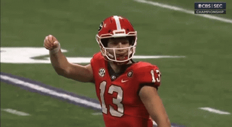 Dawgs Georgia Bulldogs Football Player Stetson Bennett GIF