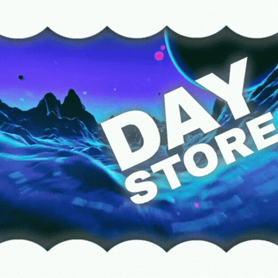 Day Store Logo Mountains Planet GIF