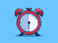 Day To Night Time Clock GIF