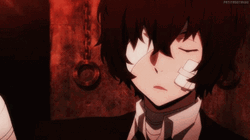 Dazai Anime Sadly Speaking And Sigh GIF