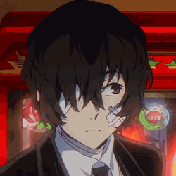 Dazai Anime Speaking GIF