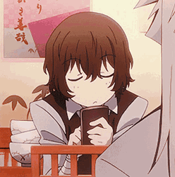 Dazai Anime Taking Notes GIF