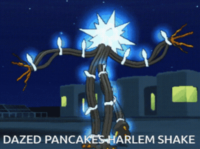 Dazed Pancakes Harlem Shake Tree GIF