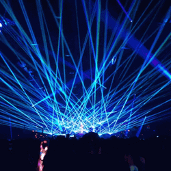 Dazzling Laser Lights Spectacle GIF