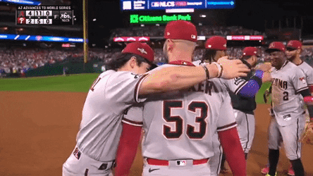 Dbacks Players Hugging Each Other GIF