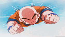 Dbz Flying Krillin GIF