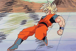 Dbz San Goku Kamehameha GIF