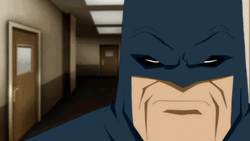 Dc Comics Superhero Bruce Wayne Batman Angry Face GIF 