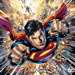 DC Comics Superhero Clark Kent Superman Flying GIF