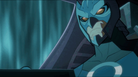 Dc Owlman Pressing Self Destruct Button GIF