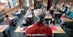 DC Superhero Peacemaker John Cena Any Questions GIF