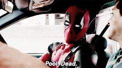 Deadpool Dance And Saying Pool Dead GIF