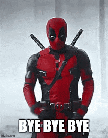 Deadpool Is Wearing A Samurai Suit And Holding Two Swords . GIF