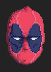 Deadpool Mask Pixel