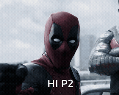 Deadpool Saying Hi P2 GIF