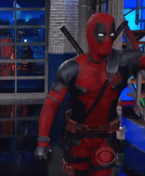 Deadpool Taking A Bow GIF