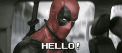 Deadpool Waive And Said Hello And Dance GIF
