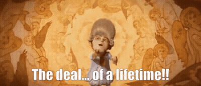 Deal Of A Lifetime Advertised GIF