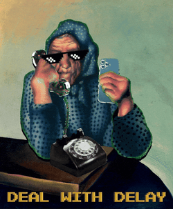 Deal With Delay Trippy GIF