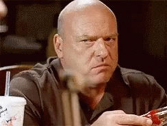 Dean Norris Chewing Gum GIF
