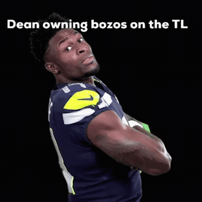 Dean Owning Bozos On The TL Football Player GIF
