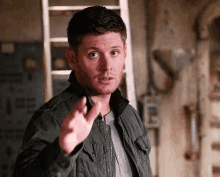 Dean Winchester Wink Got This Hand Gesture GIF