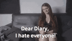 Dear Diary Thanks I Hate It Everyone GIF