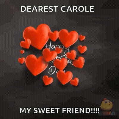 Dearest Carole Happy Valentine's Day My Sweet Friend GIF