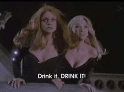 Death Becomes Her Madeline Helen Drink It GIF