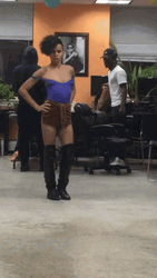 Death Drop Vertical Shot Dance Studio GIF