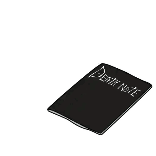 Death Note Book Drawing Sticker
