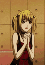 Death Note Misa Amane Happy And Celebrating  GIF