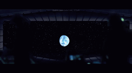 Death Star Spinning And Destroying Earth GIF