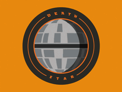 Death Star Spinning And Shooting Laser GIF