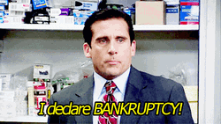 Declare Bankruptcy For Spending Money GIF