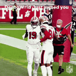 Deebo Samuel Handshake Dances GIF