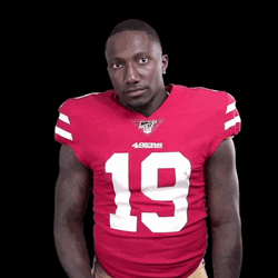 Deebo Samuel San Francisco Warning Sign GIF