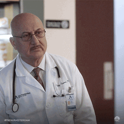 Deep Breath Bald Doctor GIF