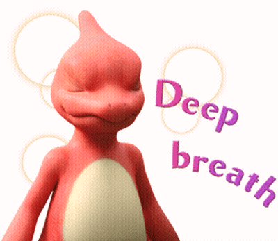 Deep Breaths Cartoon GIF