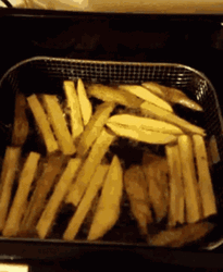 Deep Frying Potato Chip Meme GIF