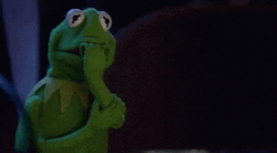 Deep Thinking Kermit Yay GIF